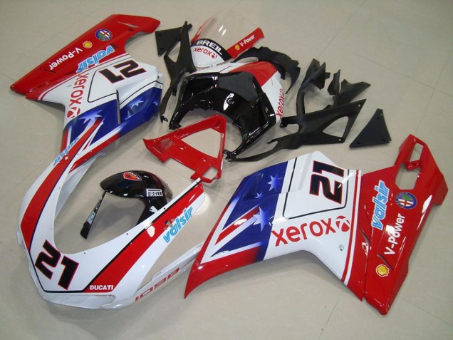 Carenado Ducati 848 1098 1198 2007-2014 - Xerox 21 Carenado Ducati 848 1098 1198 2007-2014 - Xerox 21