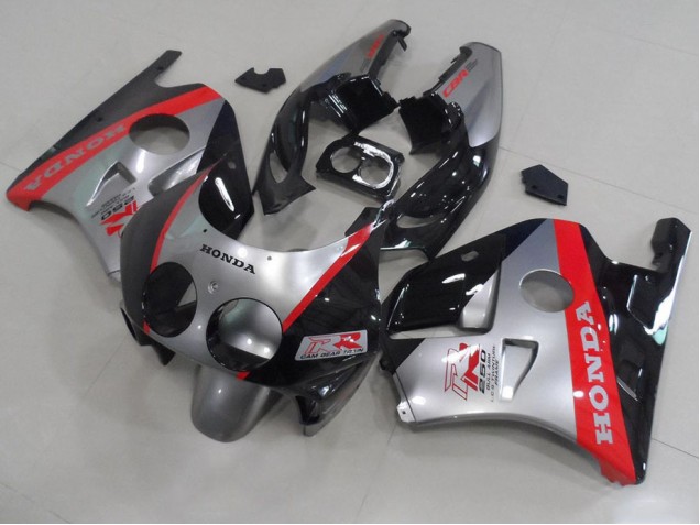 Carenado Honda CBR 250 RR MC22 1991-1998 - Plata Negro Rojo