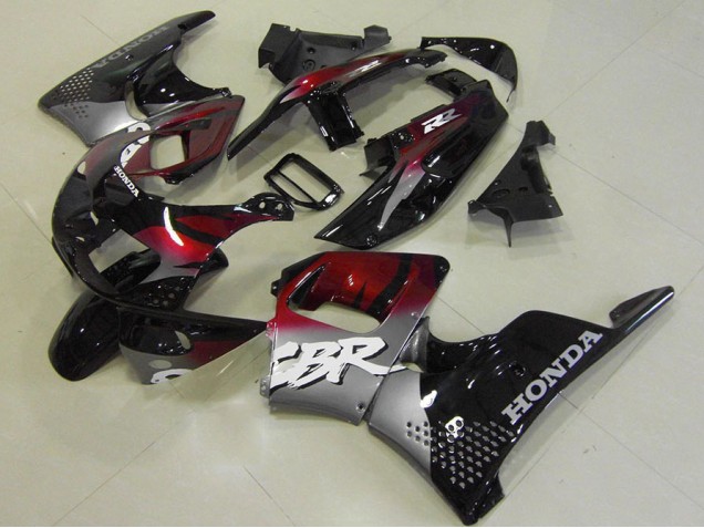 Carenado Honda CBR 900 RR 893 1996-1997 - Rojo Negro Plata Carenado Honda CBR 900 RR 893 1996-1997 - Rojo Negro Plata