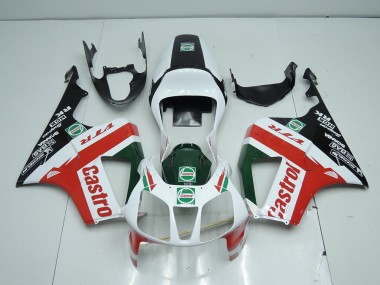 Carenado Honda VTR 1000 2000-2006 - Blanco Negro Rojo Castro
