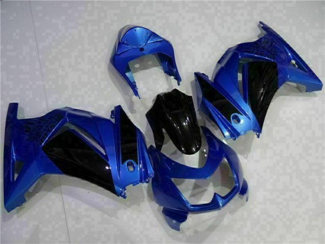 Carenado Kawasaki EX250 2008-2012 - Azul Negro Carenado Kawasaki EX250 2008-2012 - Azul Negro