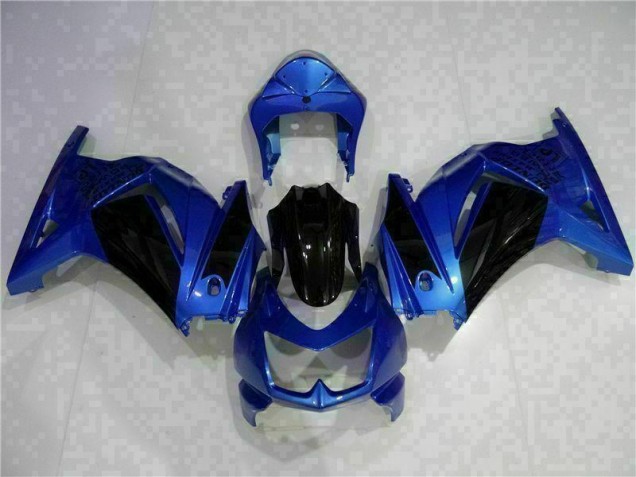 Carenado Kawasaki EX250 2008-2012 - Azul Negro Carenado Kawasaki EX250 2008-2012 - Azul Negro
