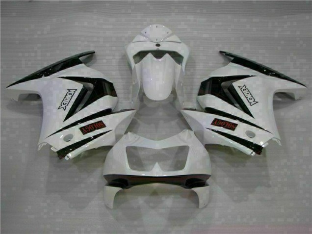 Carenado Kawasaki EX250 2008-2012 - Blanco Negro Carenado Kawasaki EX250 2008-2012 - Blanco Negro
