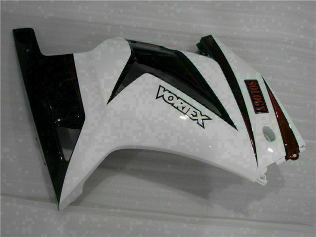 Carenado Kawasaki EX250 2008-2012 - Blanco Negro Carenado Kawasaki EX250 2008-2012 - Blanco Negro