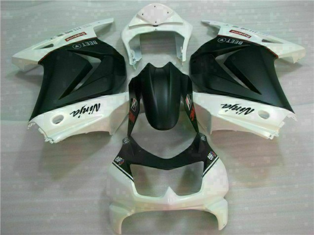 Carenado Kawasaki EX250 2008-2012 - Blanco Negro Ninja 3M Carenado Kawasaki EX250 2008-2012 - Blanco Negro Ninja 3M