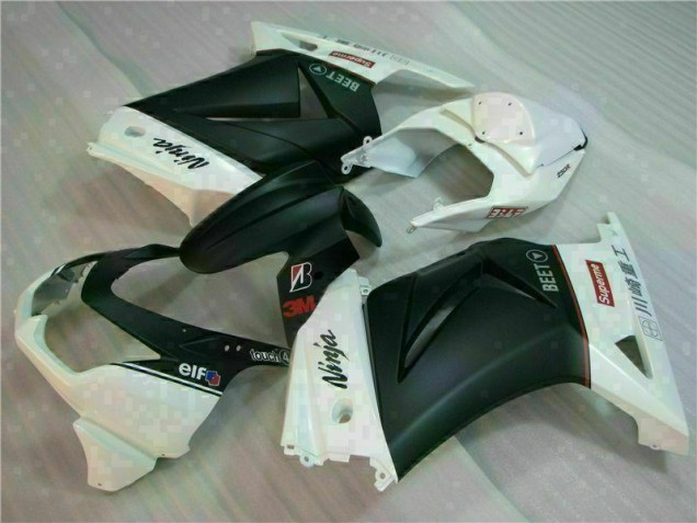 Carenado Kawasaki EX250 2008-2012 - Blanco Negro Ninja 3M Carenado Kawasaki EX250 2008-2012 - Blanco Negro Ninja 3M