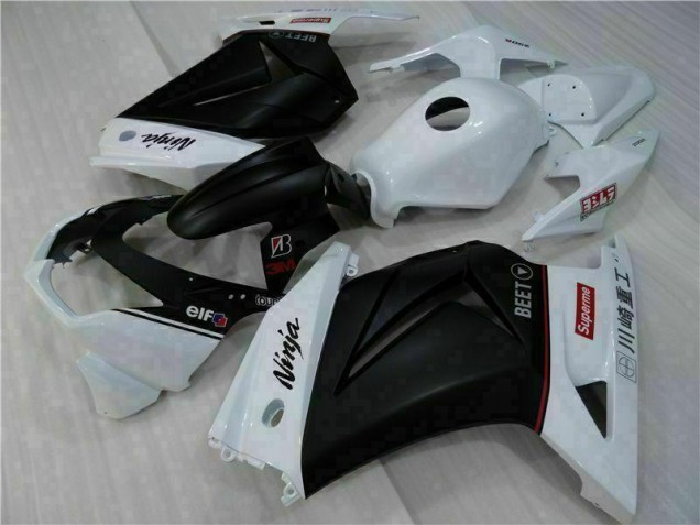 Carenado Kawasaki EX250 2008-2012 - Blanco Negro Ninja Carenado Kawasaki EX250 2008-2012 - Blanco Negro Ninja