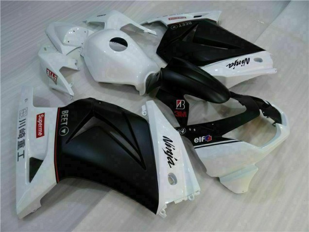 Carenado Kawasaki EX250 2008-2012 - Blanco Negro Ninja Carenado Kawasaki EX250 2008-2012 - Blanco Negro Ninja