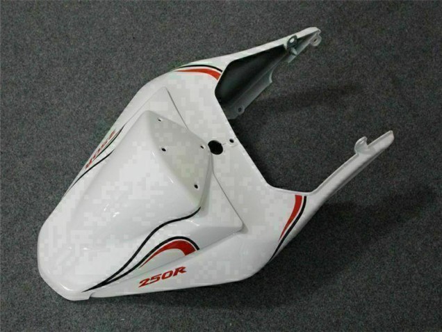 Carenado Kawasaki EX250 2008-2012 - Blanco Rojo Carenado Kawasaki EX250 2008-2012 - Blanco Rojo