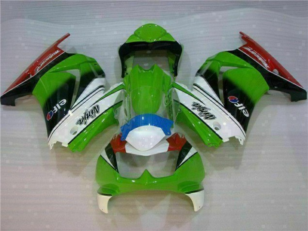 Carenado Kawasaki EX250 2008-2012 - Blanco Verde Negro Ninja Carenado Kawasaki EX250 2008-2012 - Blanco Verde Negro Ninja