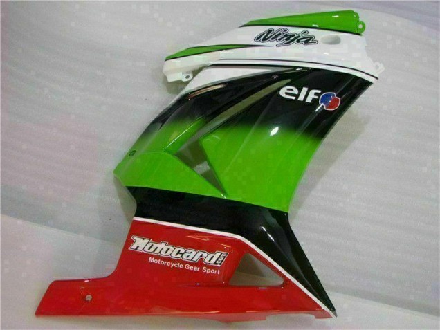 Carenado Kawasaki EX250 2008-2012 - Blanco Verde Negro Ninja Carenado Kawasaki EX250 2008-2012 - Blanco Verde Negro Ninja