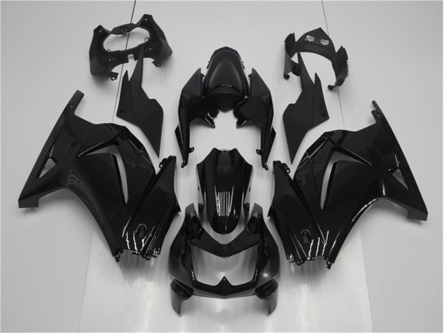 Carenado Kawasaki EX250 2008-2012 - Brillante Negro Carenado Kawasaki EX250 2008-2012 - Brillante Negro