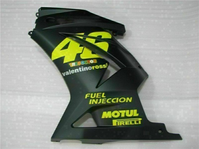 Carenado Kawasaki EX250 2008-2012 - Negro Amarillo 46 Carenado Kawasaki EX250 2008-2012 - Negro Amarillo 46