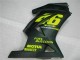 Carenado Kawasaki EX250 2008-2012 - Negro Amarillo 46 Carenado Kawasaki EX250 2008-2012 - Negro Amarillo 46