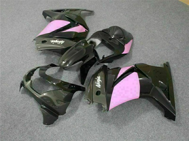 Carenado Kawasaki EX250 2008-2012 - Negro Rosa Ninja Carenado Kawasaki EX250 2008-2012 - Negro Rosa Ninja