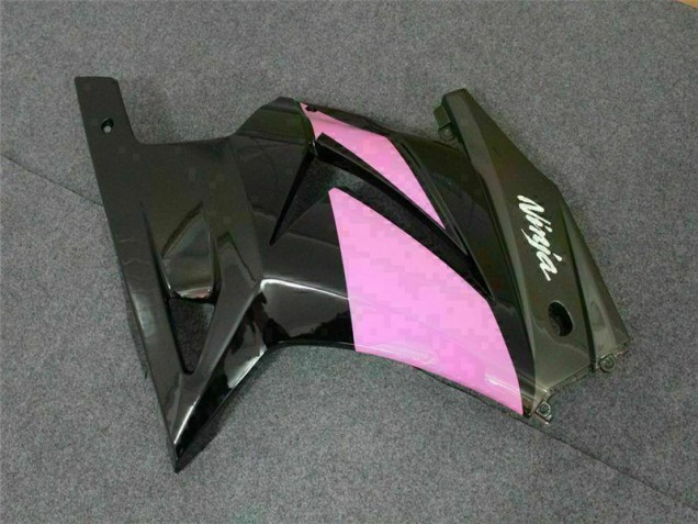 Carenado Kawasaki EX250 2008-2012 - Negro Rosa Ninja Carenado Kawasaki EX250 2008-2012 - Negro Rosa Ninja