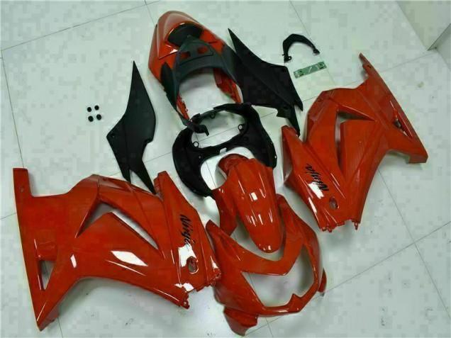 Carenado Kawasaki EX250 2008-2012 - Rojo Negro Ninja Carenado Kawasaki EX250 2008-2012 - Rojo Negro Ninja