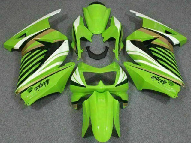 Carenado Kawasaki EX250 2008-2012 - Verde Blanco Negro Ninja Carenado Kawasaki EX250 2008-2012 - Verde Blanco Negro Ninja