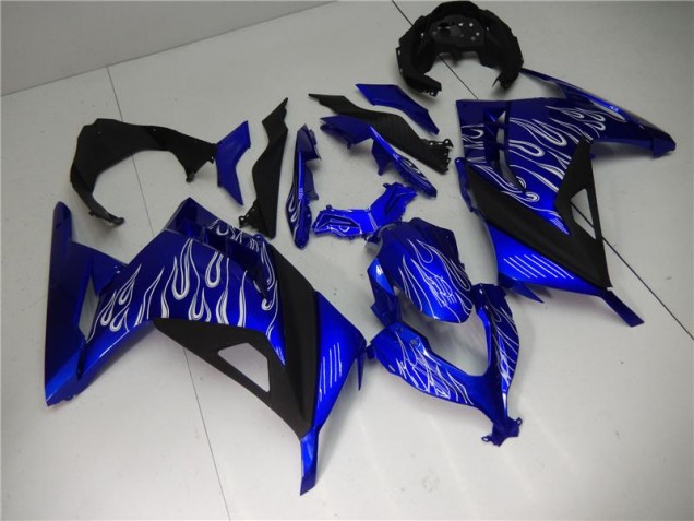Carenado Kawasaki EX300 2013-2016 - Azul Blanco Negro Carenado Kawasaki EX300 2013-2016 - Azul Blanco Negro