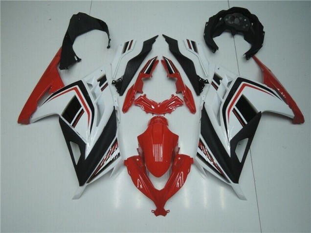 Carenado Kawasaki EX300 2013-2016 - Rojo Blanco Negro Carenado Kawasaki EX300 2013-2016 - Rojo Blanco Negro