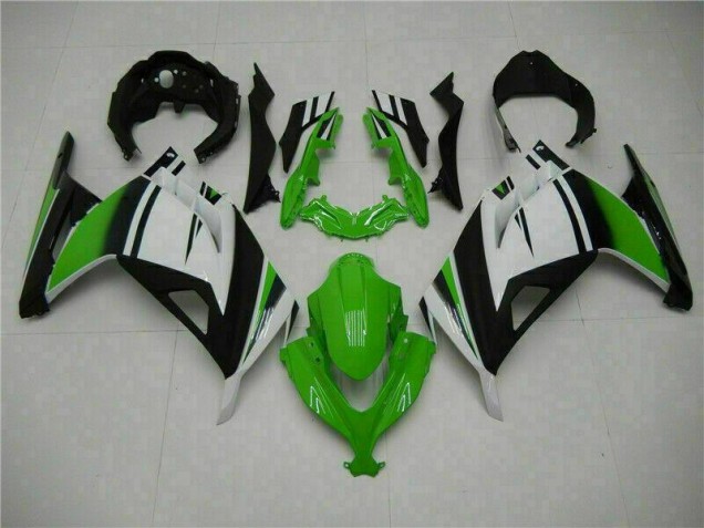 Carenado Kawasaki EX300 2013-2016 - Verde Negro Plata Carenado Kawasaki EX300 2013-2016 - Verde Negro Plata