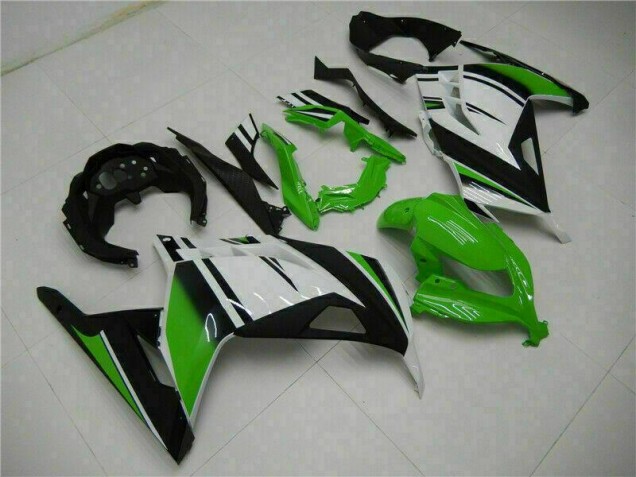 Carenado Kawasaki EX300 2013-2016 - Verde Negro Plata Carenado Kawasaki EX300 2013-2016 - Verde Negro Plata