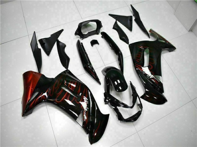 Carenado Kawasaki EX650 2006-2008 - Rojo Llama Carenado Kawasaki EX650 2006-2008 - Rojo Llama