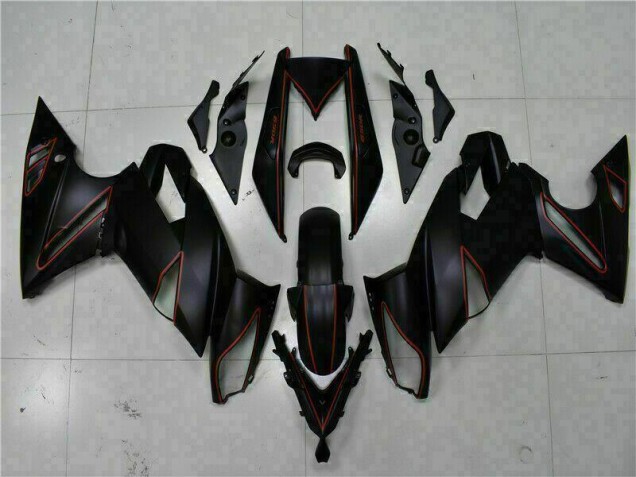 Carenado Kawasaki EX650 2009-2011 - Negro Rojo Carenado Kawasaki EX650 2009-2011 - Negro Rojo