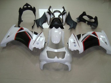 Carenado Kawasaki ZX 250R 2008-2012 - Blanco Perla Negro