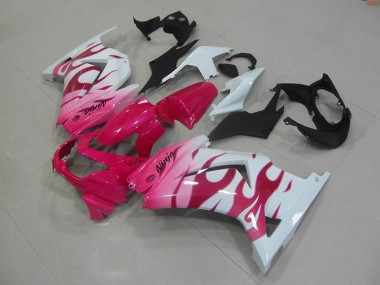 Carenado Kawasaki ZX 250R 2008-2012 - Rosa Blanco