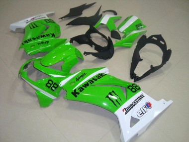 Carenado Kawasaki ZX 250R 2008-2012 - Verde & Blanco