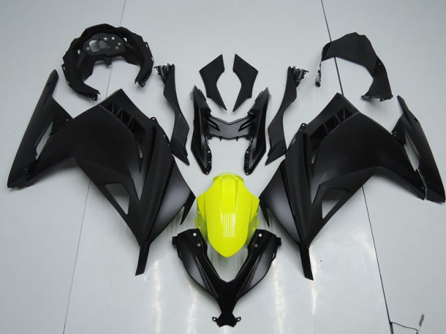 Carenado Kawasaki ZX 300R 2013-2016 - Negro Amarillo Carenado Kawasaki ZX 300R 2013-2016 - Negro Amarillo