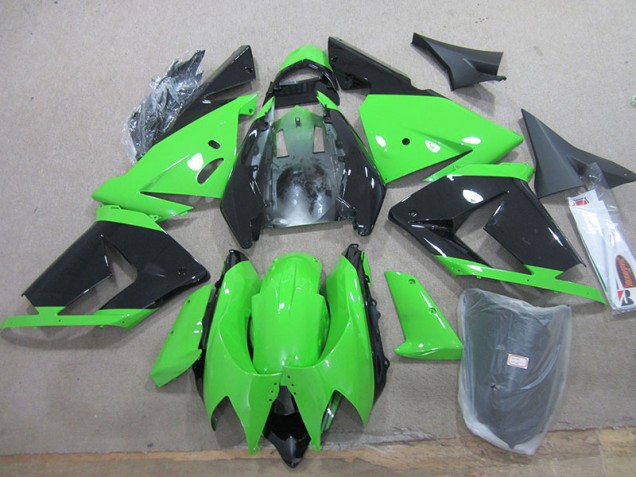 Carenado Kawasaki ZX10R 2003-2005 - Negro Verde Carenado Kawasaki ZX10R 2003-2005 - Negro Verde
