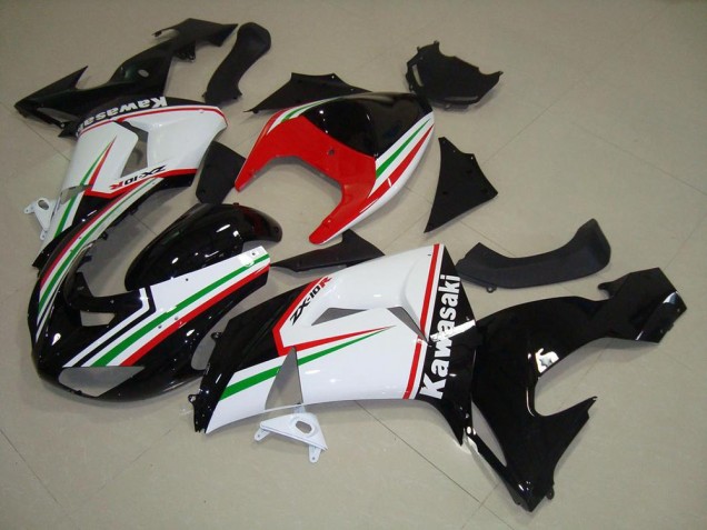 Carenado Kawasaki ZX10R 2006-2007 - Blanco & Negro Carenado Kawasaki ZX10R 2006-2007 - Blanco & Negro