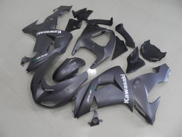 Carenado Kawasaki ZX10R 2006-2007 - Gris con Blanco Calcomanías Carenado Kawasaki ZX10R 2006-2007 - Gris con Blanco Calcomanías