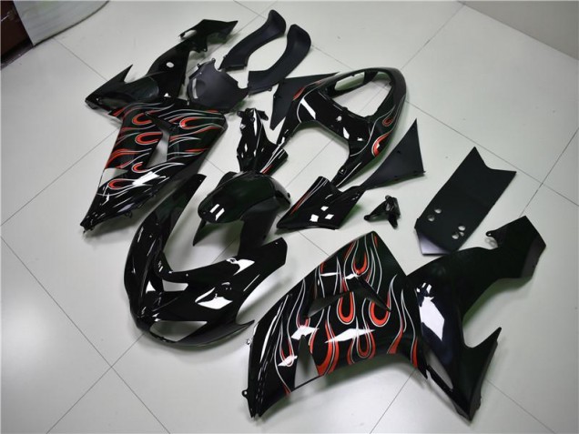 Carenado Kawasaki ZX10R 2006-2007 - Negro Gris Rojo Carenado Kawasaki ZX10R 2006-2007 - Negro Gris Rojo