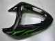 Carenado Kawasaki ZX10R 2006-2007 - Negro Verde Llama Carenado Kawasaki ZX10R 2006-2007 - Negro Verde Llama