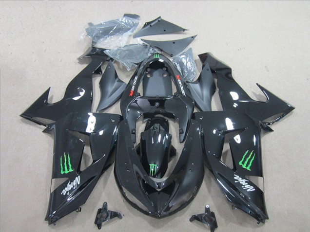 Carenado Kawasaki ZX10R 2006-2007 - Negro Verde Monster Ninja Carenado Kawasaki ZX10R 2006-2007 - Negro Verde Monster Ninja