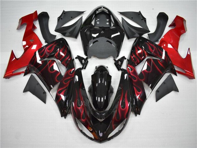 Carenado Kawasaki ZX10R 2006-2007 - Rojo Llama Carenado Kawasaki ZX10R 2006-2007 - Rojo Llama