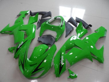 Carenado Kawasaki ZX10R 2006-2007 - Verde Negro Arrow