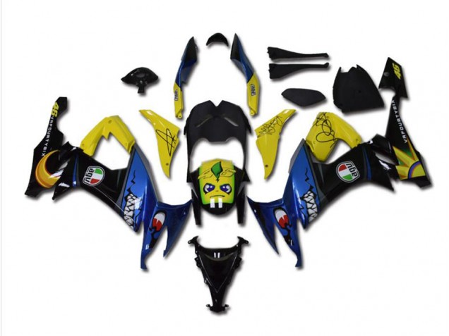 Carenado Kawasaki ZX10R 2008-2010 - Azul Tiburón Carenado Kawasaki ZX10R 2008-2010 - Azul Tiburón