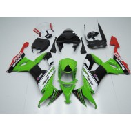 Carenado Kawasaki ZX10R 2008-2010 - Blanco Negro & Verde