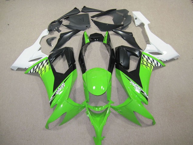 Carenado Kawasaki ZX10R 2008-2010 - Negro Verde Ninja Carenado Kawasaki ZX10R 2008-2010 - Negro Verde Ninja