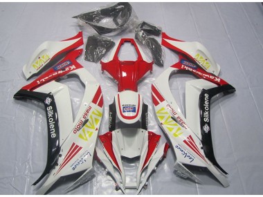 Carenado Kawasaki ZX10R 2011-2015 - Blanco Rojo Silkolene