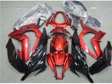 Carenado Kawasaki ZX10R 2011-2015 - Negro Rojo