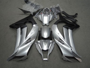 Carenado Kawasaki ZX10R 2011-2015 - Plata Negro Ninja
