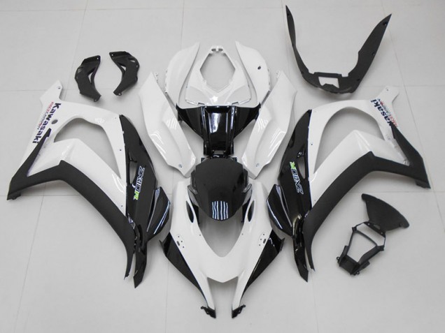 Carenado Kawasaki ZX10R 2016-2019 - Blanco Negro Carenado Kawasaki ZX10R 2016-2019 - Blanco Negro