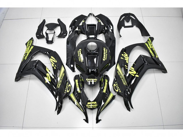 Carenado Kawasaki ZX10R 2016-2019 - Negro Amarillo Equipo de Carreras Ninja Carenado Kawasaki ZX10R 2016-2019 - Negro Amarillo Equipo de Carreras Ninja