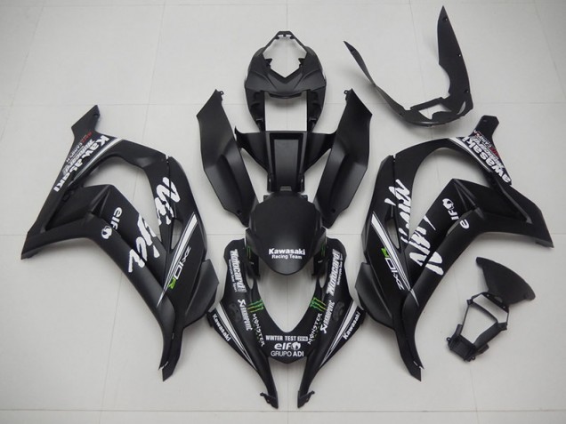 Carenado Kawasaki ZX10R 2016-2019 - Negro Equipo de Carreras Ninja Carenado Kawasaki ZX10R 2016-2019 - Negro Equipo de Carreras Ninja
