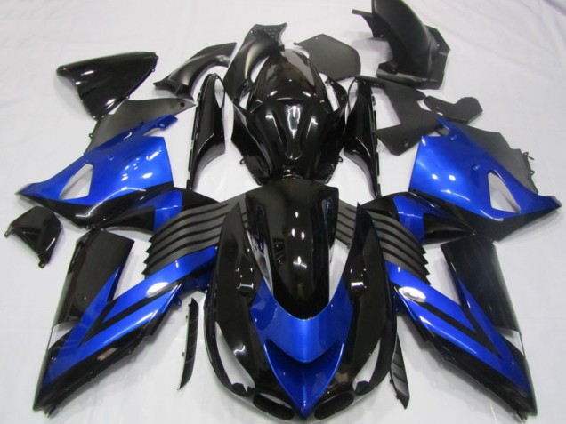 Carenado Kawasaki ZX14R ZZR 1400 2006-2011 - Azul Negro Carenado Kawasaki ZX14R ZZR 1400 2006-2011 - Azul Negro